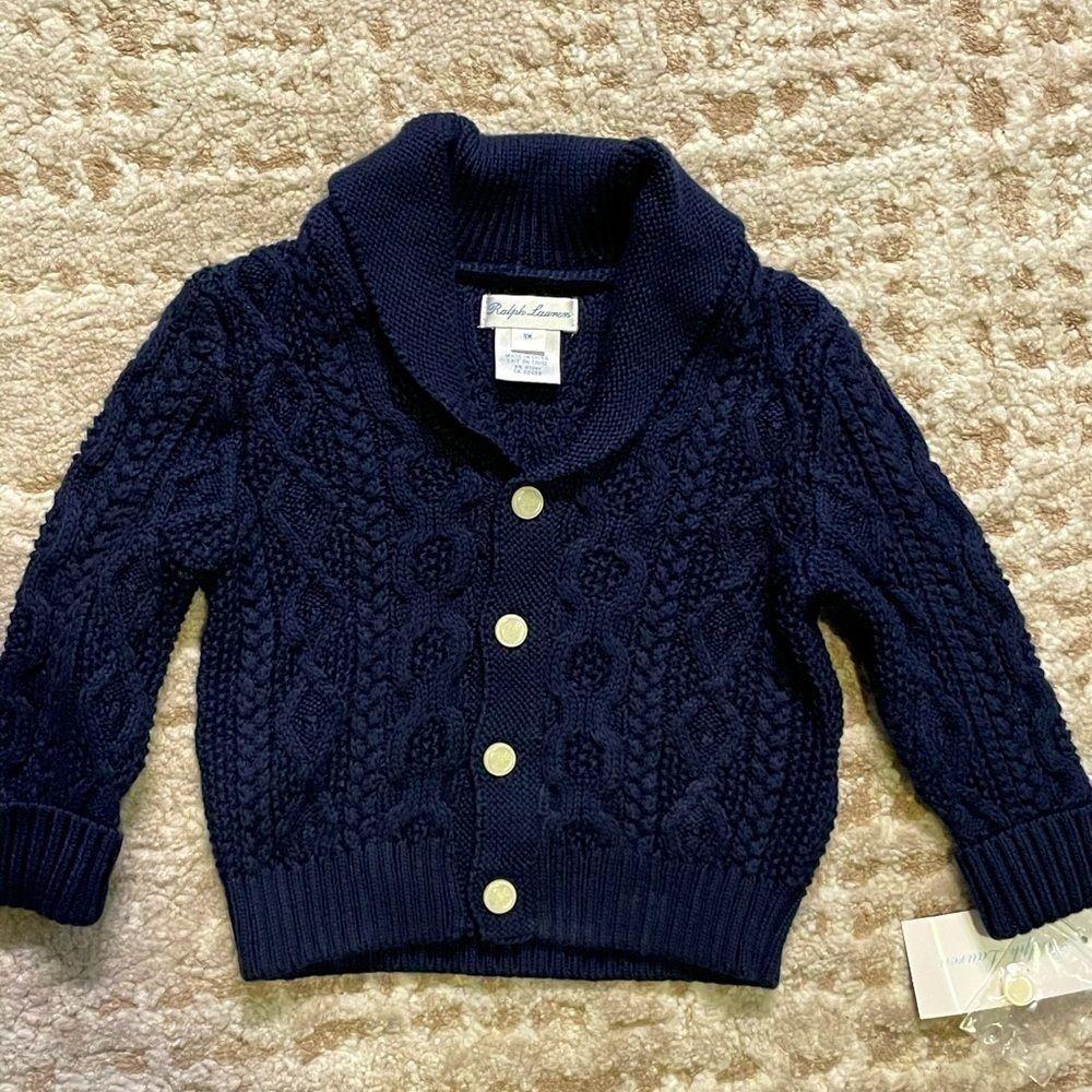 Ralph Lauren Navy Blue Sweater